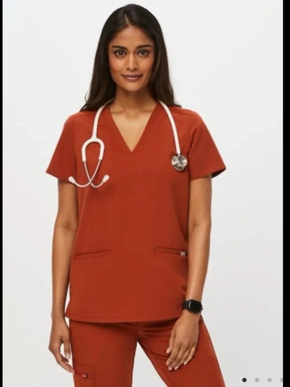 New Figs Scrub Set In Auburn,LIMITED EDITION,High-waisted 2.0